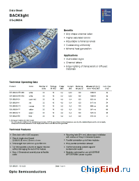 Datasheet OS-LM03A-W1-854 manufacturer OSRAM