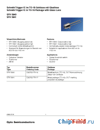 Datasheet SFH5841 manufacturer OSRAM