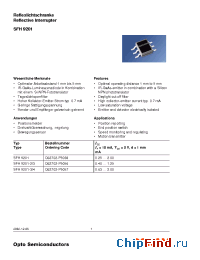 Datasheet SFH9201-2/3 manufacturer OSRAM