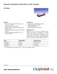 Datasheet SPLMA81-F manufacturer OSRAM