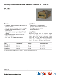 Datasheet SPLMB81-E manufacturer OSRAM