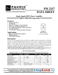 Datasheet PM2117 manufacturer Pacific Mono