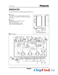 Datasheet AN3341SC manufacturer Panasonic