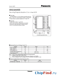 Datasheet AN3389SB manufacturer Panasonic