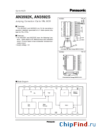 Datasheet AN3592K manufacturer Panasonic