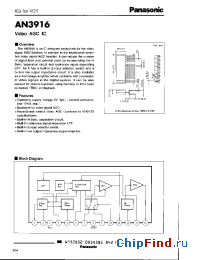 Datasheet AN3916 manufacturer Panasonic