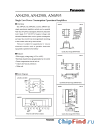 Datasheet AN4250S manufacturer Panasonic