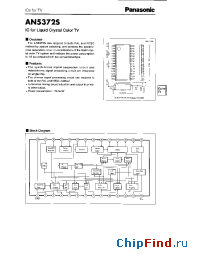 Datasheet AN5372S manufacturer Panasonic