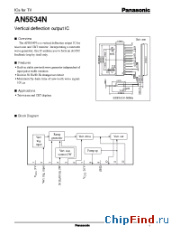 Datasheet AN5534N manufacturer Panasonic