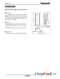 Datasheet AN5636K manufacturer Panasonic
