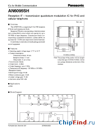 Datasheet AN6095SH manufacturer Panasonic