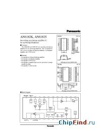 Datasheet AN6182 manufacturer Panasonic