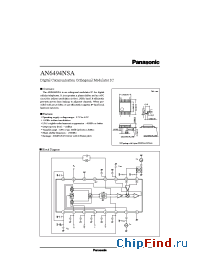 Datasheet AN6494NSA manufacturer Panasonic