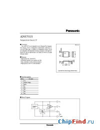 Datasheet AN6701S manufacturer Panasonic