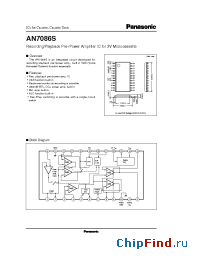 Datasheet AN7086 manufacturer Panasonic