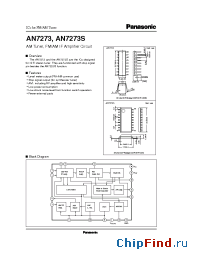 Datasheet AN7273 manufacturer Panasonic