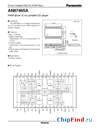 Datasheet AN8746 manufacturer Panasonic