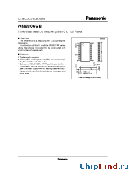 Datasheet AN8806SB manufacturer Panasonic