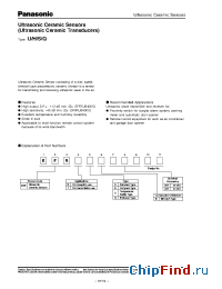 Datasheet EFRRUB40K5 manufacturer Panasonic