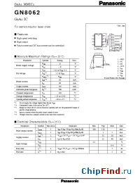 Datasheet GN8062 manufacturer Panasonic