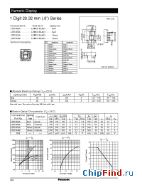 Datasheet LNM218AA03 manufacturer Panasonic