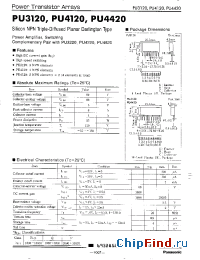 Datasheet PU3120 manufacturer Panasonic