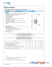 Datasheet 1.5KE100A manufacturer Pan Jit