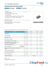 Datasheet 1N4150W manufacturer Pan Jit