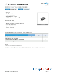 Datasheet BZT52-C9V1 manufacturer Pan Jit