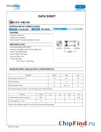 Datasheet GMZJ3.0B manufacturer Pan Jit