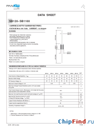 Datasheet SB150 manufacturer Pan Jit