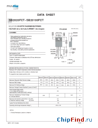 Datasheet SB2030FCT manufacturer Pan Jit