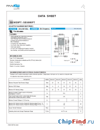 Datasheet SB3020PT manufacturer Pan Jit