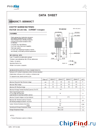 Datasheet SB650CT manufacturer Pan Jit