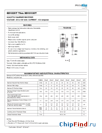 Datasheet SD1030T manufacturer Pan Jit