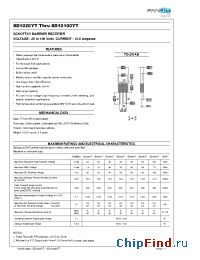 Datasheet SD1060YT manufacturer Pan Jit