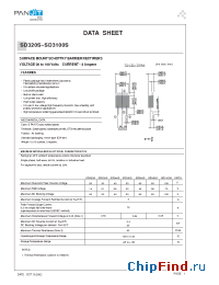 Datasheet SD3100S manufacturer Pan Jit