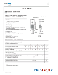 Datasheet SD8100CS manufacturer Pan Jit