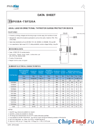 Datasheet TSP075A manufacturer Pan Jit