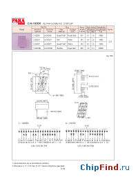 Datasheet A-1008Y manufacturer Para Light