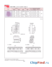 Datasheet A-1518 manufacturer Para Light