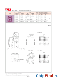Datasheet A-1801EG manufacturer Para Light