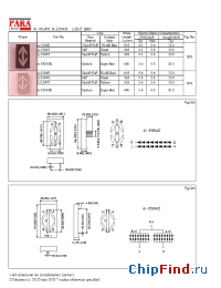 Datasheet A-2304X manufacturer Para Light