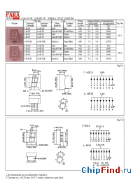 Datasheet A-801Y manufacturer Para Light