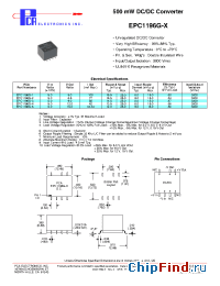 Datasheet EPC1196G-2 manufacturer PCA