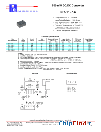 Datasheet EPC1197-3 manufacturer PCA