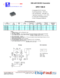 Datasheet EPC1198-2 manufacturer PCA
