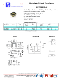 Datasheet EPC3225G-1 manufacturer PCA
