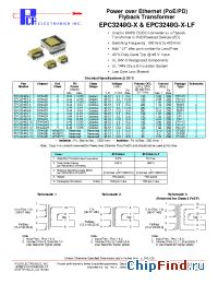Datasheet EPC3248G-1 manufacturer PCA