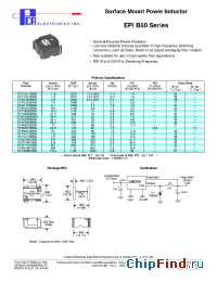 Datasheet EPI1L0113B50 manufacturer PCA